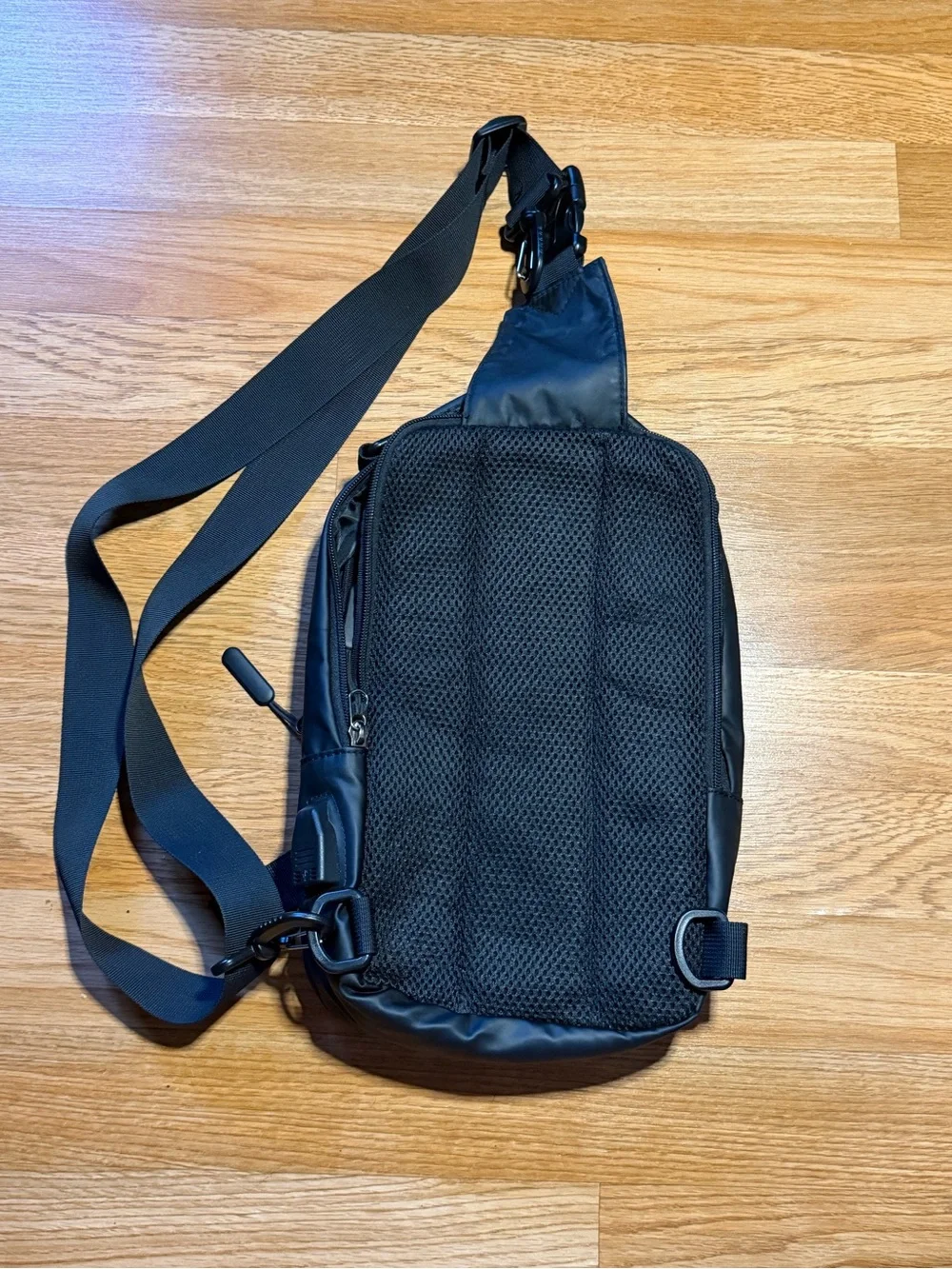 Street Crossbody Sling Bag for Women - Black